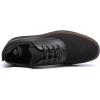 imageDECARSDZ Mens Casual Dress Shoes Knit Lightweight Breathable LaceUp Shoes Walking Work Sneakers Fashion SneakerBlack