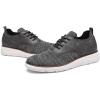 imageDECARSDZ Mens Casual Dress Shoes Knit Lightweight Breathable LaceUp Shoes Walking Work Sneakers Fashion SneakerGrey