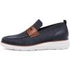 imageDECARSDZ Mens Casual Loafers Shoes Walking Sneakers Mesh Business Oxfords Work Lightweight Shoes Lightweight Slipon ShoesBlue
