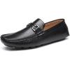 imageDECARSDZ Mens Casual Penny Loafers Moccasins SlipOns Driving ampamp Boat ShoesBlack
