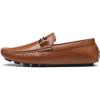 imageDECARSDZ Mens Casual Penny Loafers Moccasins SlipOns Driving ampamp Boat ShoesBrown