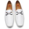 imageDECARSDZ Mens Casual Penny Loafers Moccasins SlipOns Driving ampamp Boat ShoesWhite