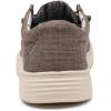 imageDECARSDZ Mens Casual Slip on Loafers Shoes Stretch Shoe Comfortable ampamp LightWeigh Use for Commuting Leisure Light ExerciseBrown