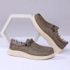imageDECARSDZ Mens Casual Slip on Loafers Shoes Stretch Shoe Comfortable ampamp LightWeigh Use for Commuting Leisure Light ExerciseBrown