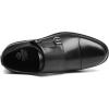 imageDECARSDZ Mens Classic Retro Double Monk Strap Casual Dress Loafer Shoes Comfortable for Business and Wedding Slip On LoafersBlack