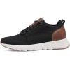 imageDECARSDZ Mens Comfort Mesh Fabric Fashion Breeze Sneakers Casual Shoe Breathable Walking Shoes Use for Urban Commuting Leisure Socials Outdoor City GetawaysBlack
