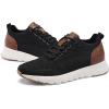 imageDECARSDZ Mens Comfort Mesh Fabric Fashion Breeze Sneakers Casual Shoe Breathable Walking Shoes Use for Urban Commuting Leisure Socials Outdoor City GetawaysBlack