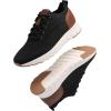 imageDECARSDZ Mens Comfort Mesh Fabric Fashion Breeze Sneakers Casual Shoe Breathable Walking Shoes Use for Urban Commuting Leisure Socials Outdoor City GetawaysBlack
