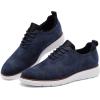 imageDECARSDZ Mens Fashion Casual Dress Shoe Wingtip Oxfords ShoesBlue