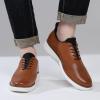 imageDECARSDZ Mens Fashion Casual Dress Shoe Wingtip Oxfords ShoesBrown