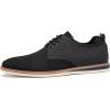 imageDECARSDZ Mens Point Toe Dress Shoes Fabric Breeze Breathable Mesh ShoeBlack
