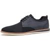 imageDECARSDZ Mens Point Toe Dress Shoes Fabric Breeze Breathable Mesh ShoeBlue