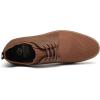 imageDECARSDZ Mens Point Toe Dress Shoes Fabric Breeze Breathable Mesh ShoeBrown