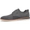 imageDECARSDZ Mens Point Toe Dress Shoes Fabric Breeze Breathable Mesh ShoeGrey