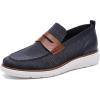 imageDECARSDZ Mens Casual Loafers Shoes Walking Sneakers Mesh Business Oxfords Work Lightweight Shoes Lightweight Slipon ShoesBlue