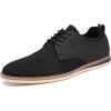 imageDECARSDZ Mens Point Toe Dress Shoes Fabric Breeze Breathable Mesh ShoeBlack