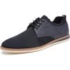 imageDECARSDZ Mens Point Toe Dress Shoes Fabric Breeze Breathable Mesh ShoeBlue