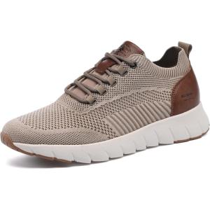 imageDECARSDZ Mens Comfort Mesh Fabric Fashion Breeze Sneakers Casual Shoe Breathable Walking Shoes Use for Urban Commuting Leisure Socials Outdoor City GetawaysKhaki