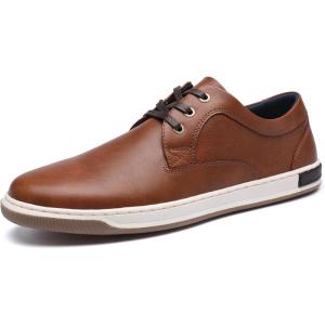 imageDECARSDZ Mens Fashion Sneakers Dress Sneaker Oxford Casual Shoes for MenBrown