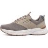 imageDECARSDZ 2025 Breeze Summer Mens Casual Dress Shoes Laceup Comfortable Mesh Tennis Walking Fashion SneakersKhaki