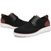 imageDECARSDZ Mens Casual Oxfords Shoes Breathable Knit Leisure Mesh Sneakers LaceUp Lightweight Walking Fashion SneakerBlack