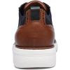 imageDECARSDZ Mens Casual Oxfords Shoes Breathable Knit Leisure Mesh Sneakers LaceUp Lightweight Walking Fashion SneakerBlue