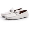 imageDECARSDZ Mens Casual Slip on Soft Lightweight Driving Penny Loafers for Men Shoes White