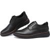 imageDECARSDZ Mens Classic Casual Dress Formal Oxford Lace Up Wedding ShoesBlack