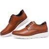 imageDECARSDZ Mens Classic Casual Dress Formal Oxford Lace Up Wedding ShoesBrown