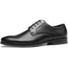 imageDECARSDZ Mens Classic Formal Oxford Laceup Faux Patent Leather Shoe for Men Business Wedding Suit Tuxedo Dress ShoesBlack