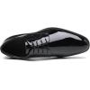 imageDECARSDZ Mens Classic Formal Oxford Laceup Faux Patent Leather Shoe for Men Business Wedding Suit Tuxedo Dress ShoesBlack45
