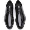 imageDECARSDZ Mens Classic Formal Oxford Laceup Faux Patent Leather Shoe for Men Business Wedding Suit Tuxedo Dress ShoesBlack45