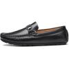 imageDECARSDZ Mens Penny Casual Loafers Slip On Shoe Driving Boat Dress ShoesBlack