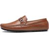imageDECARSDZ Mens Penny Casual Loafers Slip On Shoe Driving Boat Dress ShoesBrown