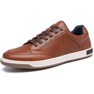 imageDECARSDZ Mens Sneakers Classic Retro Casual Shoes Dress Business Oxford Shoe for MenBrown44