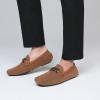 imageDECARSDZ Casual Leather Penny Mens Loafers for Men Slip on Driving Moccasins ShoesCamel