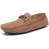 imageDECARSDZ Casual Leather Penny Mens Loafers for Men Slip on Driving Moccasins ShoesCamel