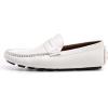 imageDECARSDZ Mens Lightweight Casual Penny Loafers Soft for Driving Slip on Shoes for MenWhite