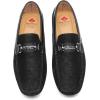 imageDECARSDZ Casual Leather Penny Mens Loafers for Men Slip on Driving Moccasins ShoesBlack