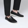 imageDECARSDZ Men Comfy Slipon Lightweight Penny Loafers Mens Casual Dress Shoes BlackBlack 006