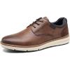 imageDECARSDZ Mens Casual Dress Shoes Oxford Shoes Business Formal Derby Mens Sneakers Walking Shoe A073Brown