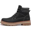 imageDECARSDZ Mens Fashion Laceup Casual Chukka Boots for MenBlack