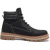 imageDECARSDZ Mens Fashion Laceup Casual Chukka Boots for MenBlack
