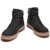 imageDECARSDZ Mens Fashion Laceup Casual Chukka Boots for MenBlack