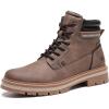 imageDECARSDZ Mens Fashion Laceup Casual Chukka Boots for MenBrown