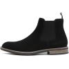 imageDECARSDZ Mens Chelsea Boots Casual Classic Comfy SlipOn Suede Chukka Mens Ankle BootBlack1029