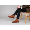 imageDECARSDZ Mens Chelsea Boots Casual Classic Comfy SlipOn Suede Chukka Mens Ankle BootBrown1029