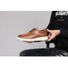 imageDECARSDZ Mens Classic Casual Oxford Shoe Laceup Fashion Dress Shoes for MenBrown