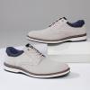 imageDECARSDZ Mens Dress Casual Shoes Lace Up Oxfords for MenBeige047