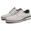 imageDECARSDZ Mens Dress Casual Shoes Lace Up Oxfords for MenBeige047